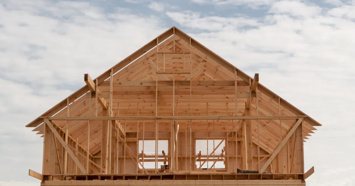 Home builder new home under construction