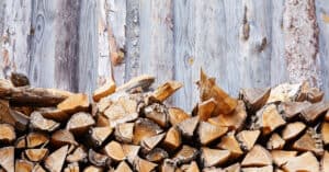 Stack of firewood, image for best firewood to use in your home.