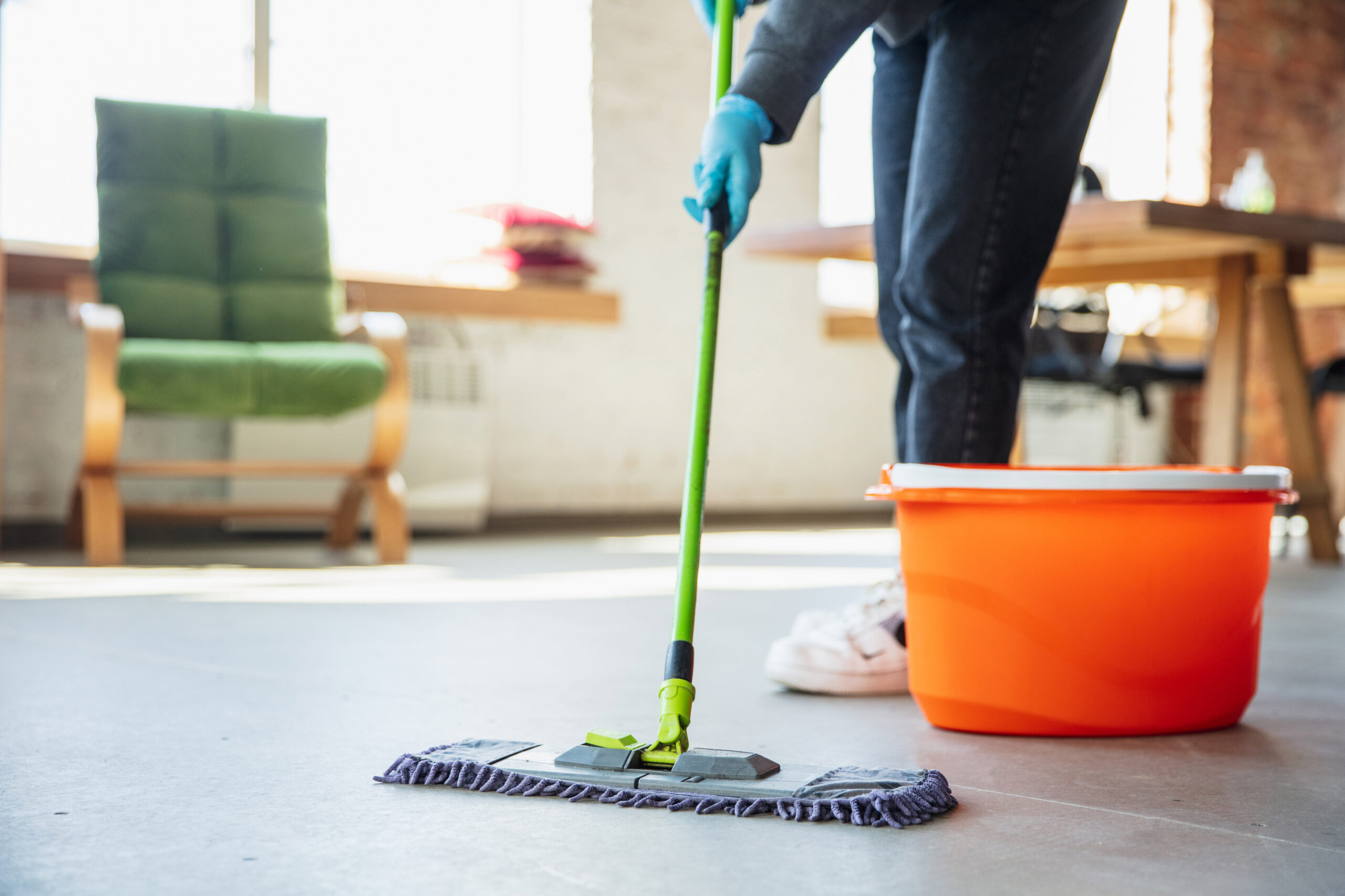 Eco-Friendly Floor Cleaning