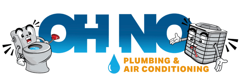 Oh No Plumbing and Air Conditioning logo 768x269
