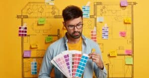 Main selecting paint from swatches