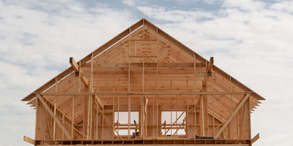 Home builder new home under construction